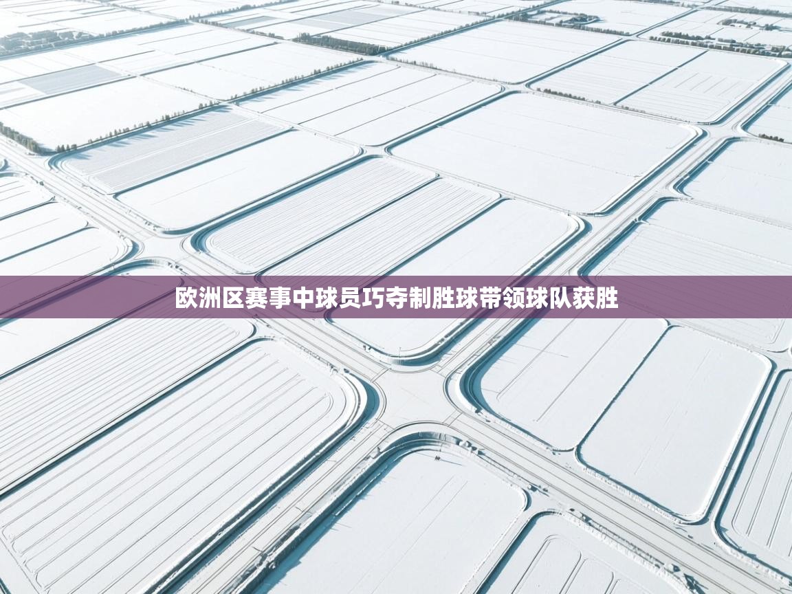 欧洲区赛事中球员巧夺制胜球带领球队获胜  第1张
